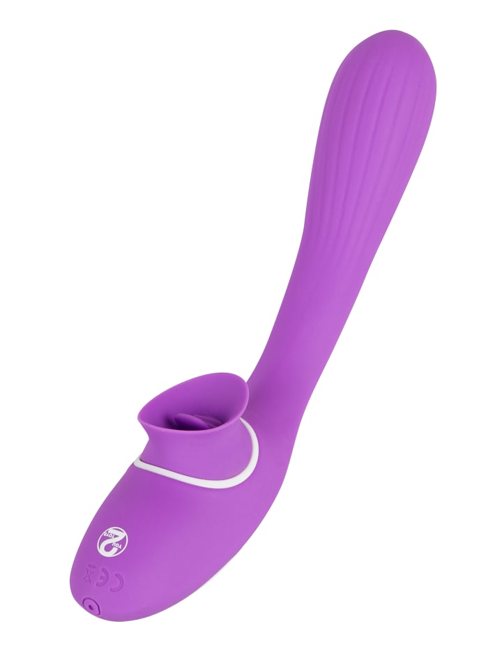 You2Toys Vibrator mit Klitorisreizer 2 Function Bendable Vibe in lila günstig kaufen 22 cm