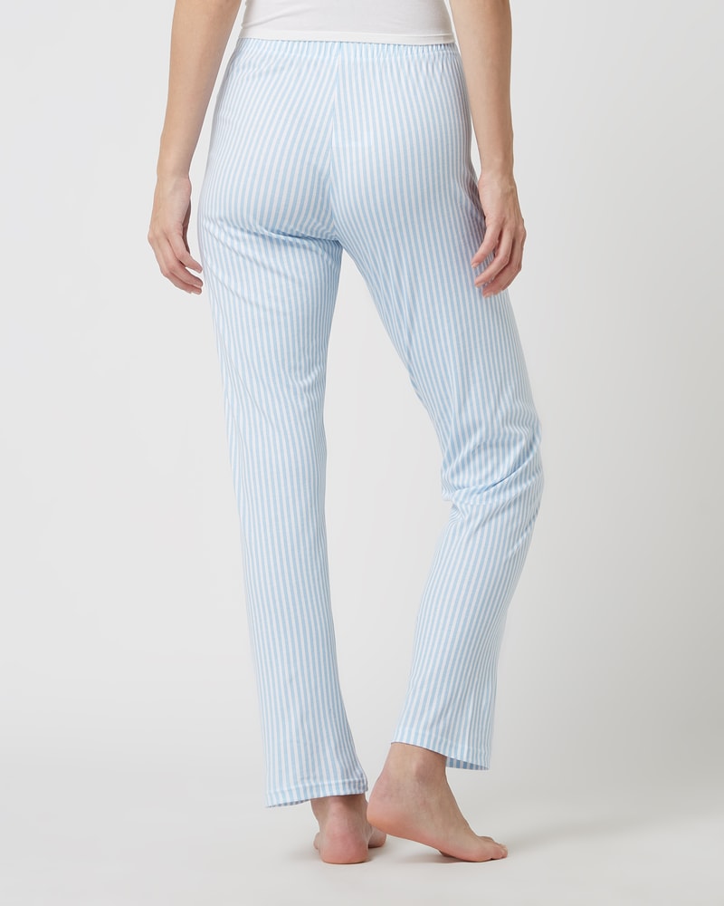 Pyjamahose aus Bio-Baumwolle Modell 'Sleepsation' in hellblau
