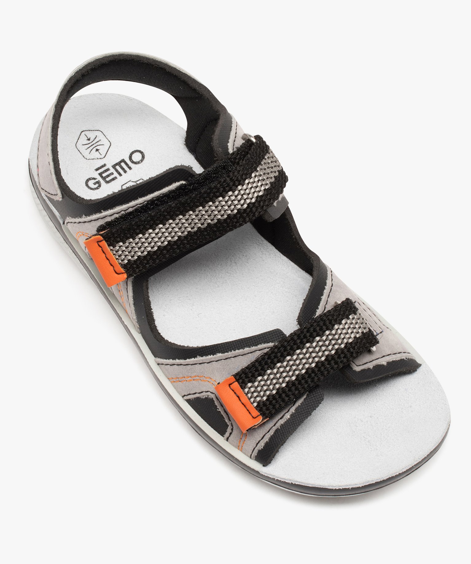 Sandales sport légères et flexibles Garçon noir | GEMO