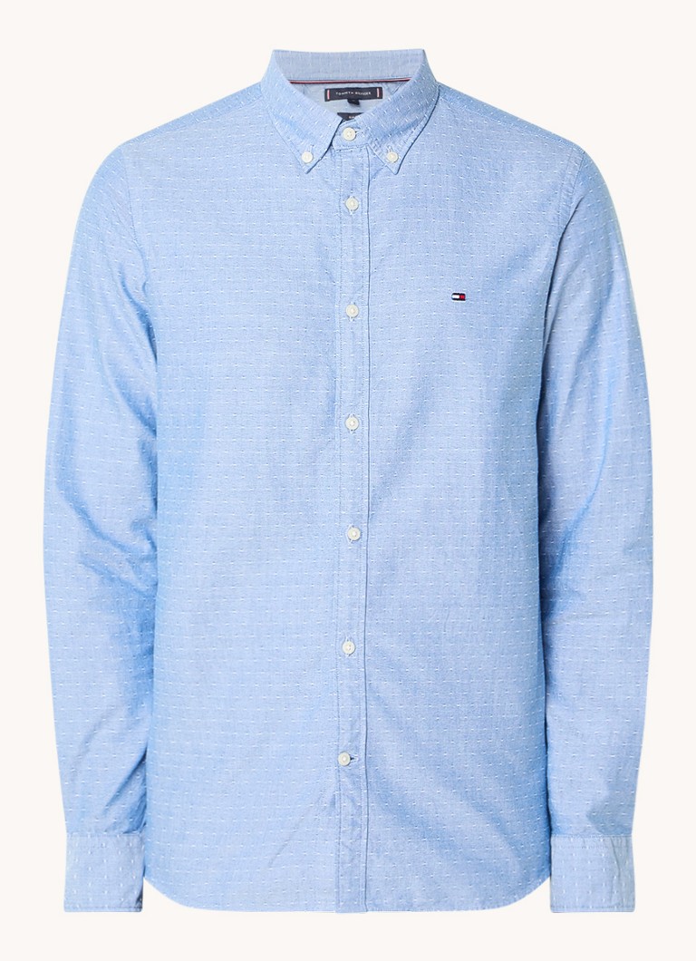 Cămașă Oxford ajustată Tommy Hilfiger cu logo