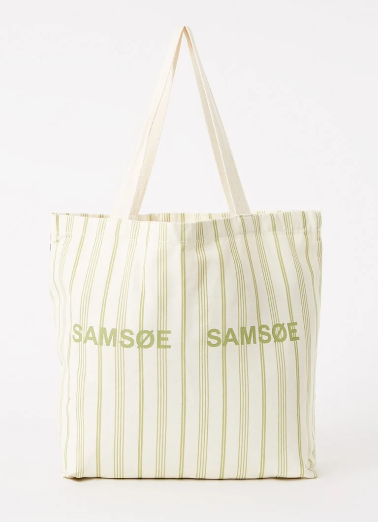 Sac cabas Frinka SAMSØE SAMSØE à rayures et logo