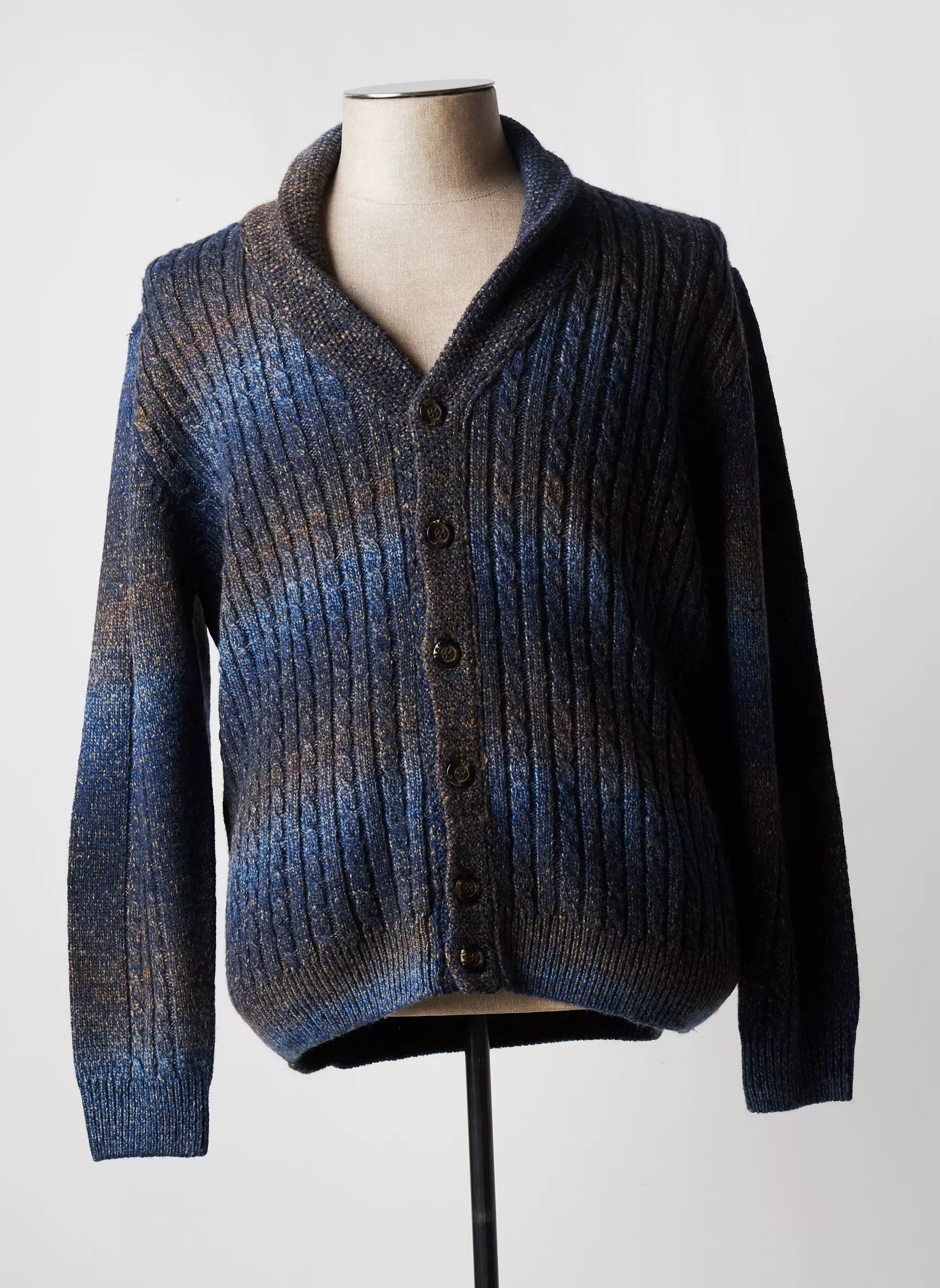 Ch K Williams Cardigans Homme couleur bleu