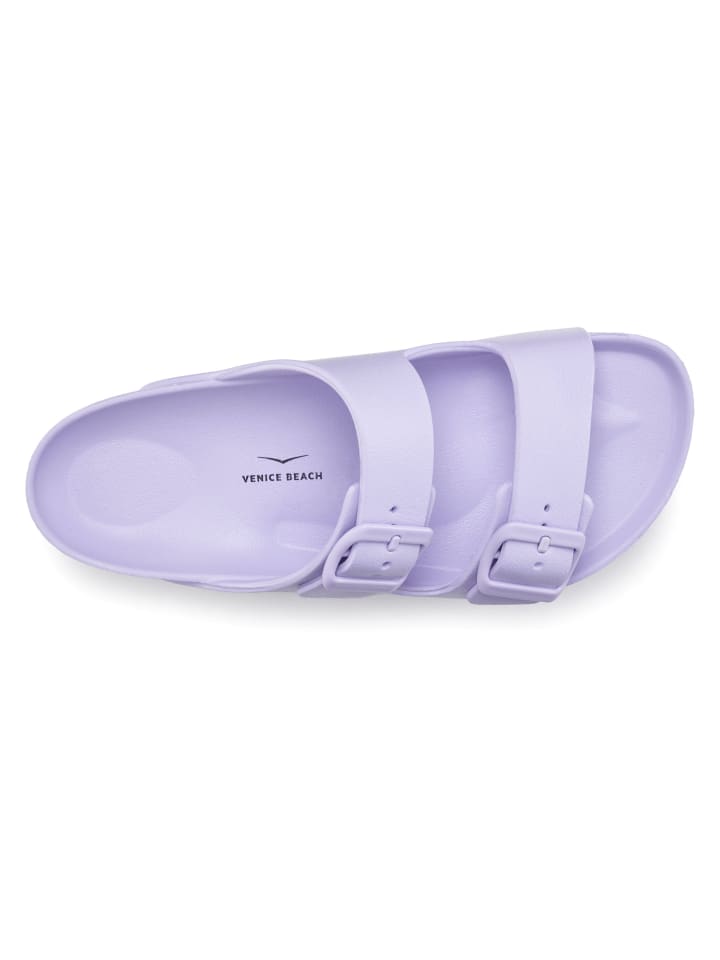 Venice Beach Badepantolette in flieder günstig kaufen