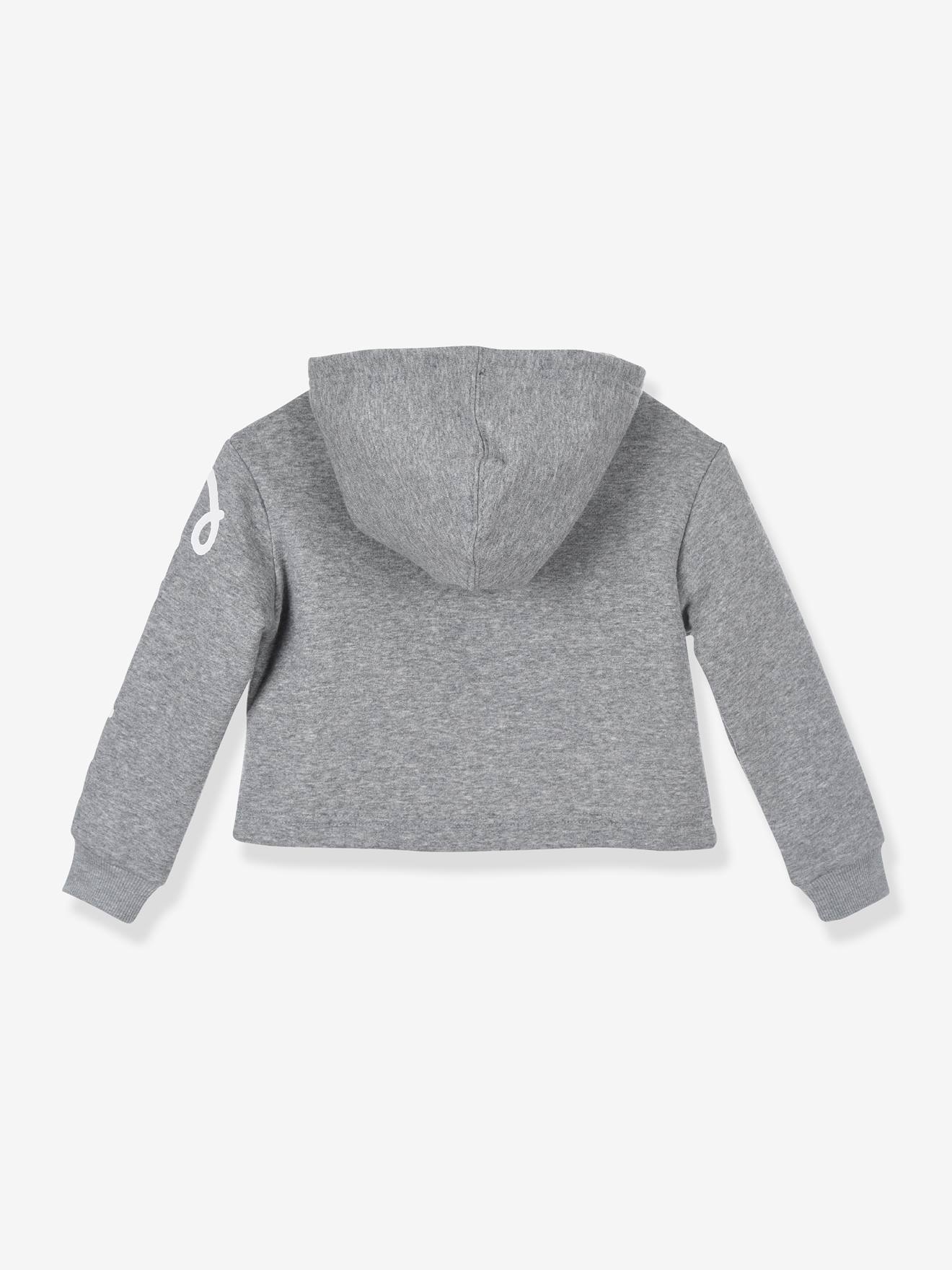 Sweat à capuche Chuck Patch Cropped Hoodie CONVERSE gris