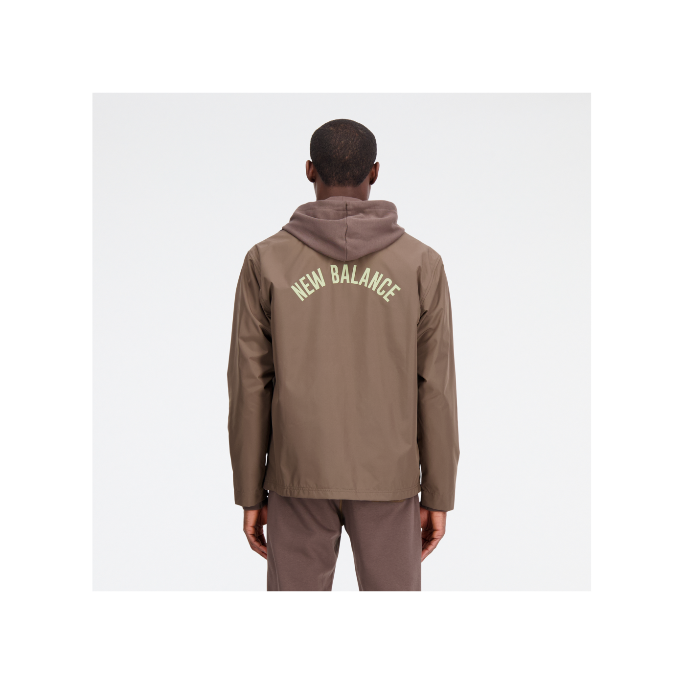 New Balance Essentials Coaches Jacke Schwarz F515
