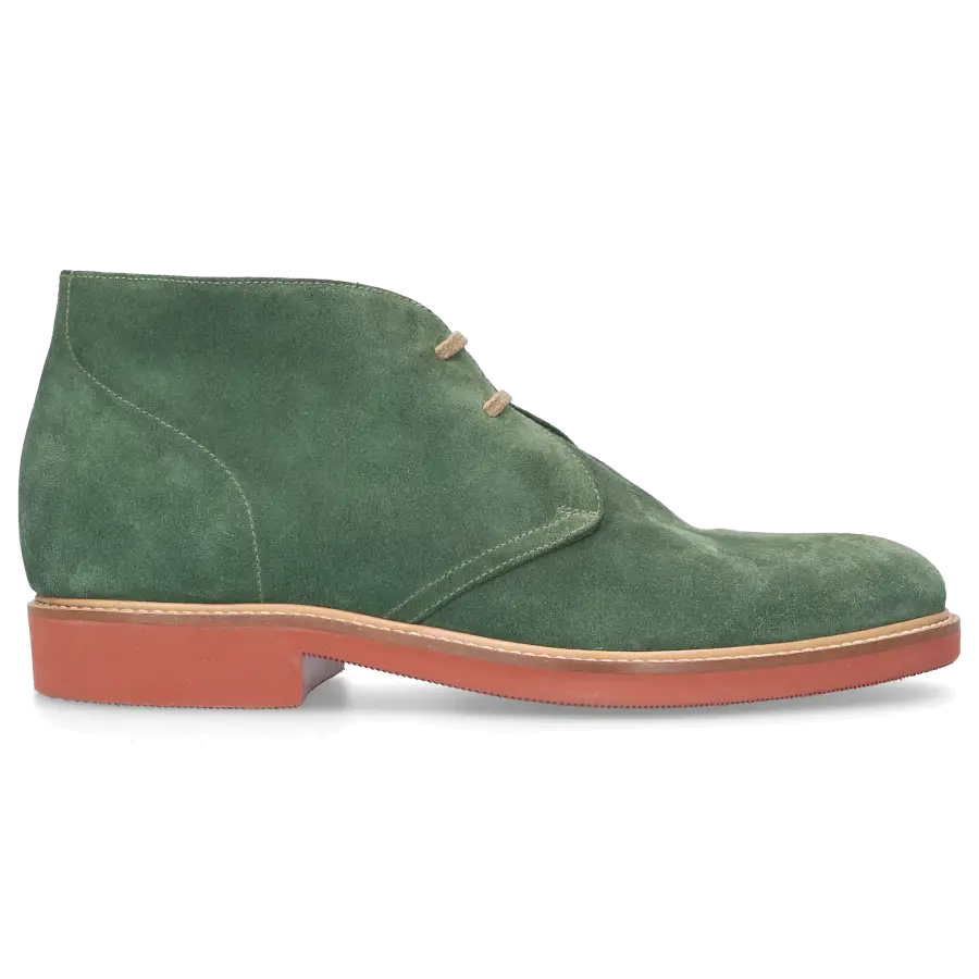 Budapester - Stiefel 51079 Veloursleder - grün