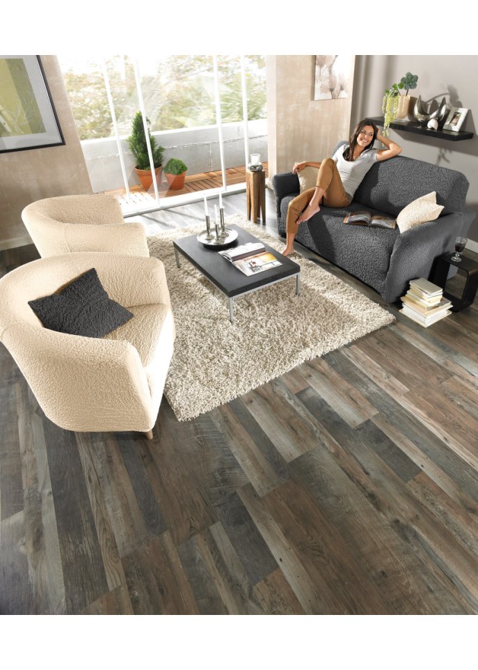 Sessel-Husse mit Crincle Design