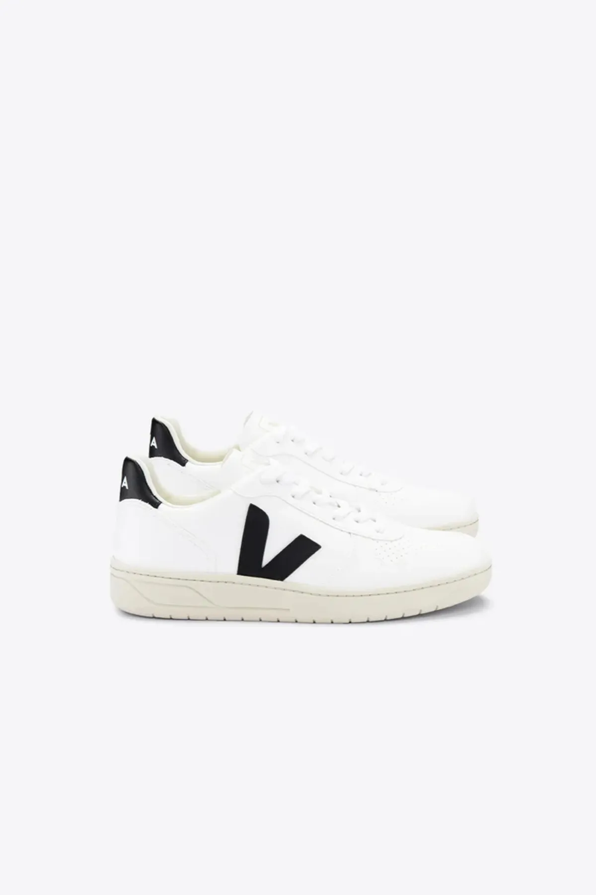 VEJA  Weiß_Schwarz Sneaker für Damen / Mädchen