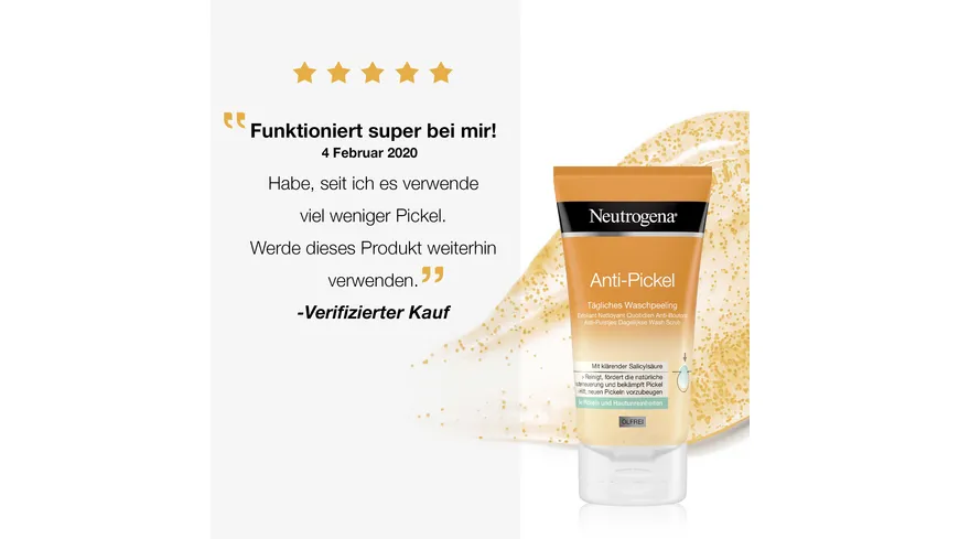 Neutrogena Anti-Pickel Waschpeeling 150 ml