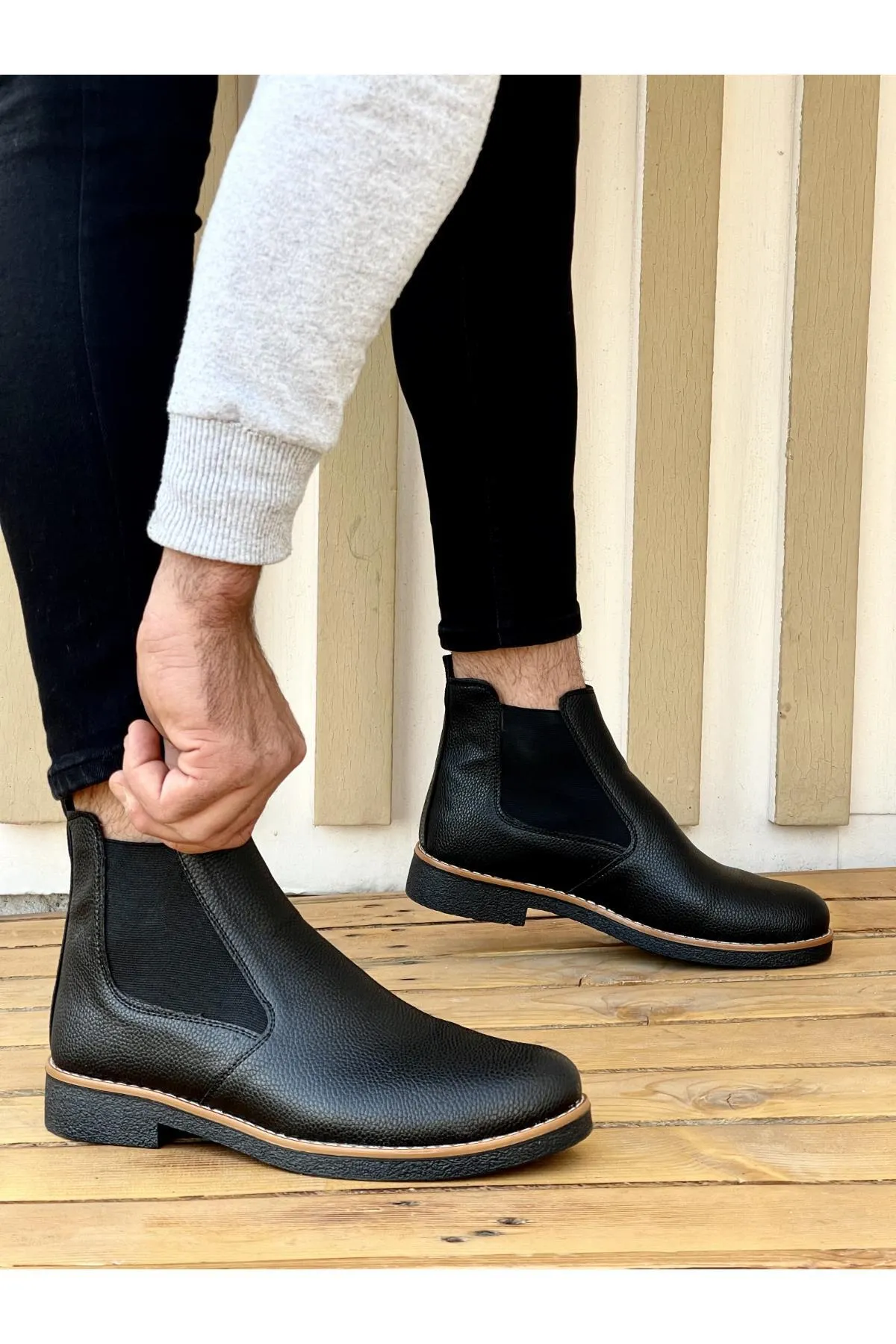 MUGGO  Muleka Garantierte orthopädische Unisex-Chelsea-Stiefel