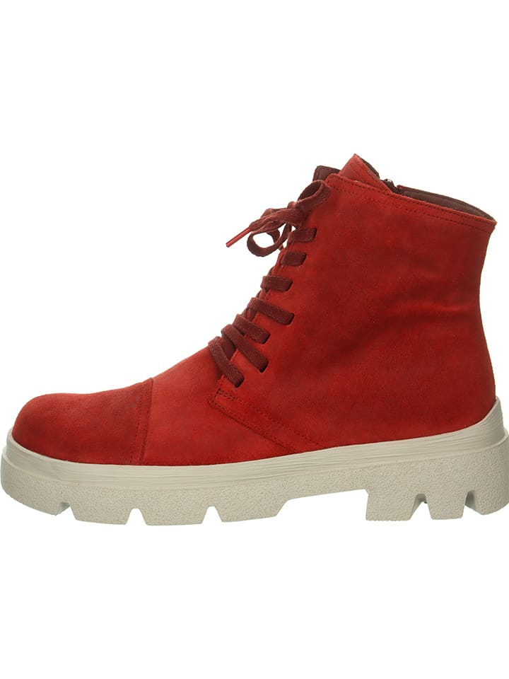 Think! Leder-Boots in Rot günstig kaufen