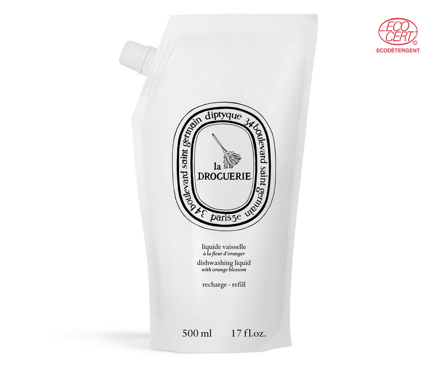 La Droguerie - Recharge pour liquide vaisselle à la fleur d'oranger