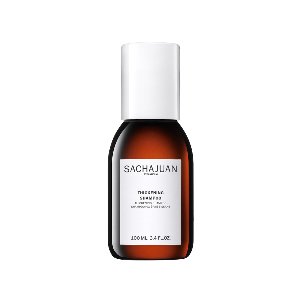 sachajuan Thickening Shampoo 100 ml - Taille Voyage Shampooing épaississant pour cheveux fins Taille Voyage