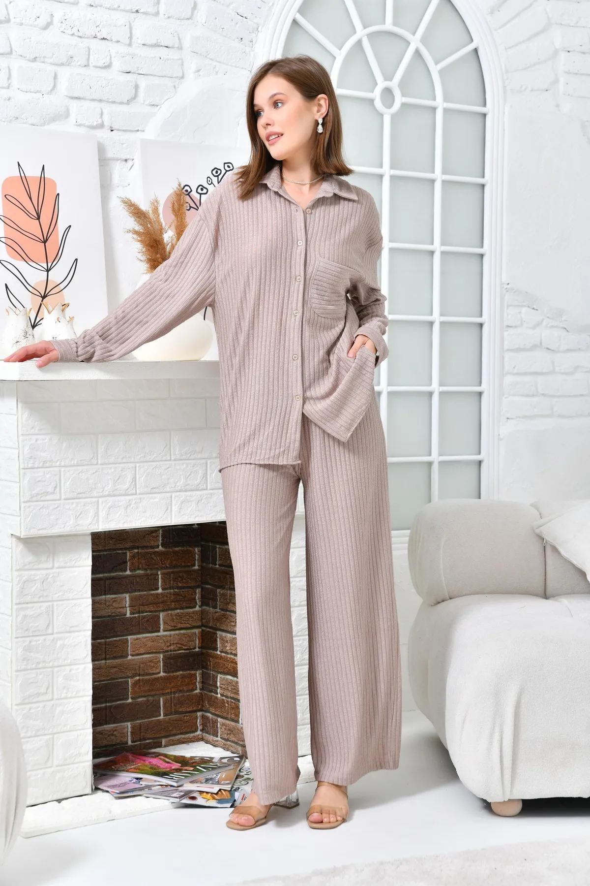 VOLT CLOTHİNG  Zweiteiler - Grau - Regular Fit