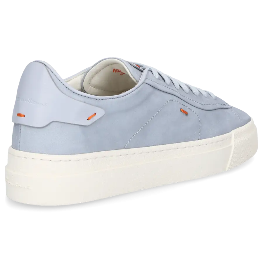 Santoni - Sneaker low 60966 Nubukleder - blau