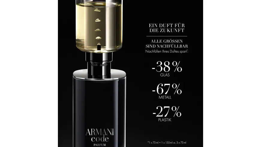 GIORGIO ARMANI Code Homme Parfum Nachfüllbar