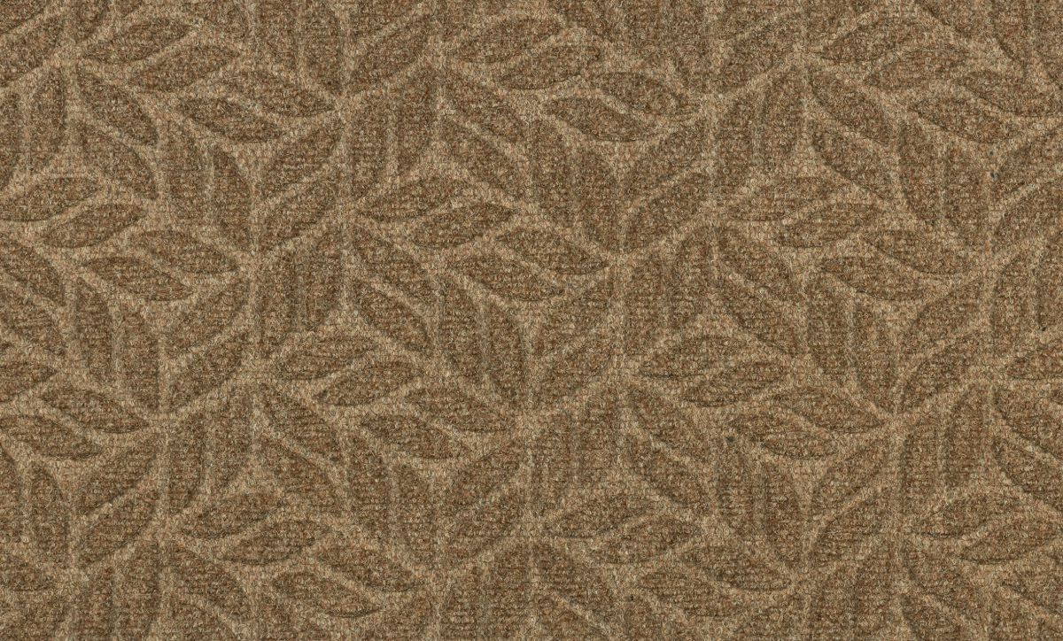 Fußmatte Dune Leaves Braungrau 45 x 75 cm