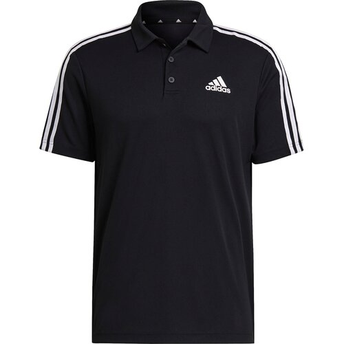 ADIDAS HERREN PRIMEBLUE DESIGNED TO MOVE SPORT 3-STREIFEN POLOSHIRT