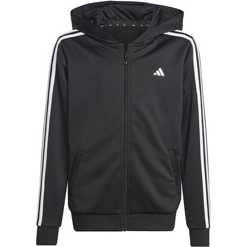 KINDER KAPUZENSWEAT TRAIN ESSENTIALS AEROREADY 3-STREIFEN REGULAR-FIT