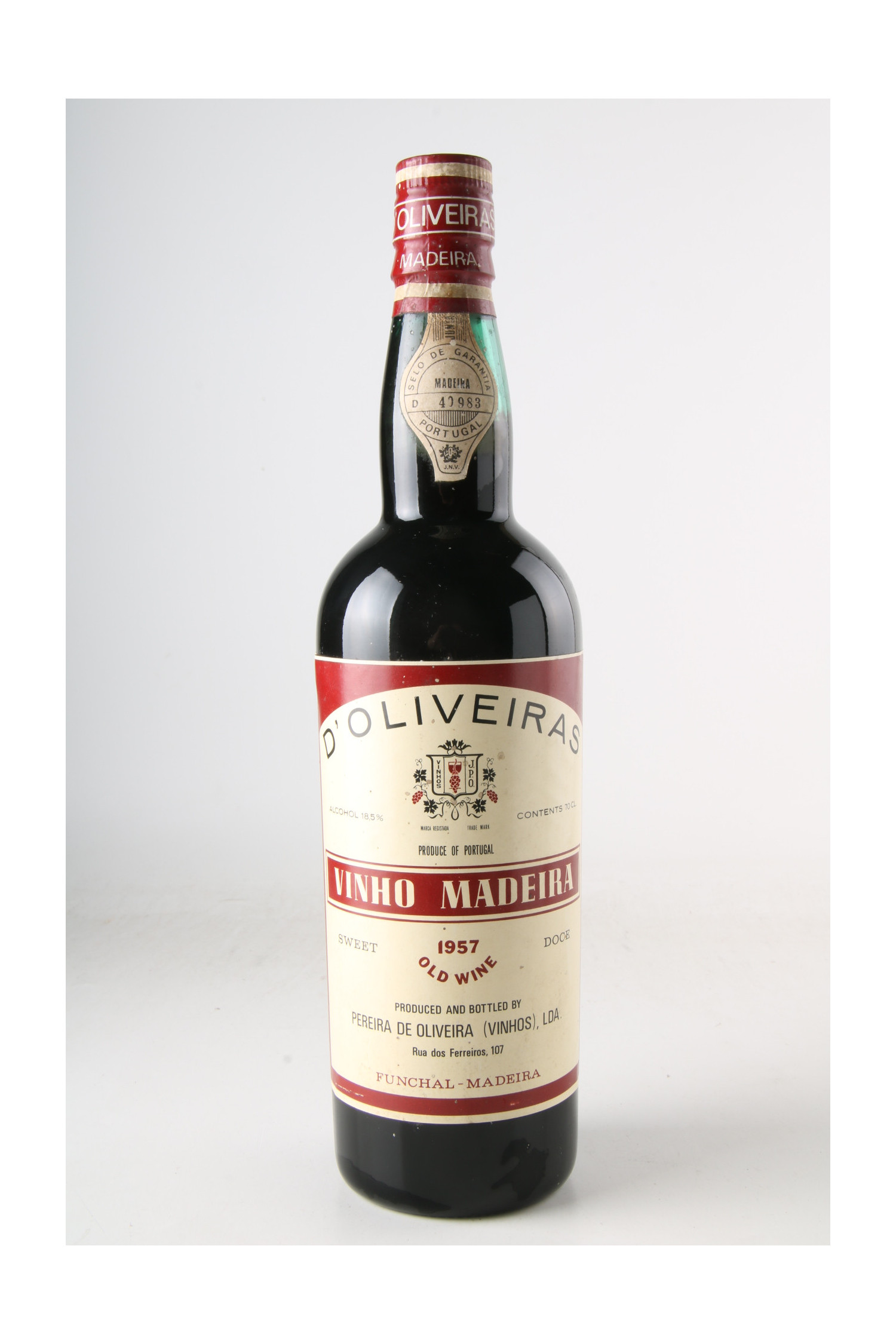 Oliveiras Sweet Old Wine 1957, Madeira