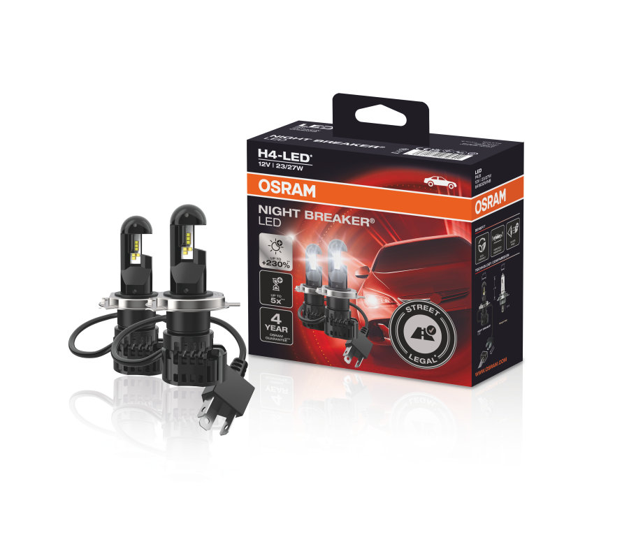 OSRAM Night Breaker® H4-LED, 2 Stück - ATU