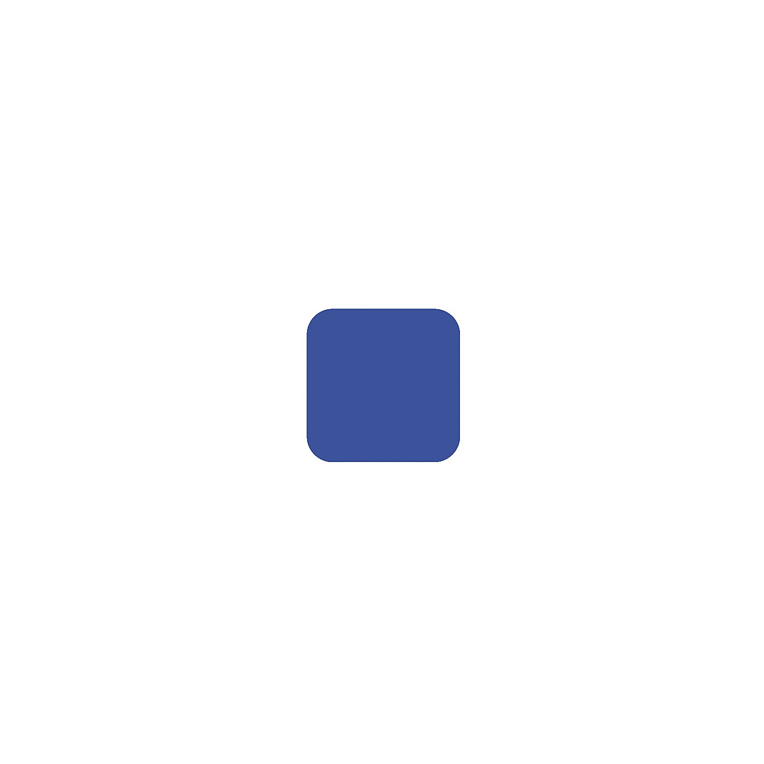 IZINK Stempelkissen, blau, 5,1 x 5,1 cm