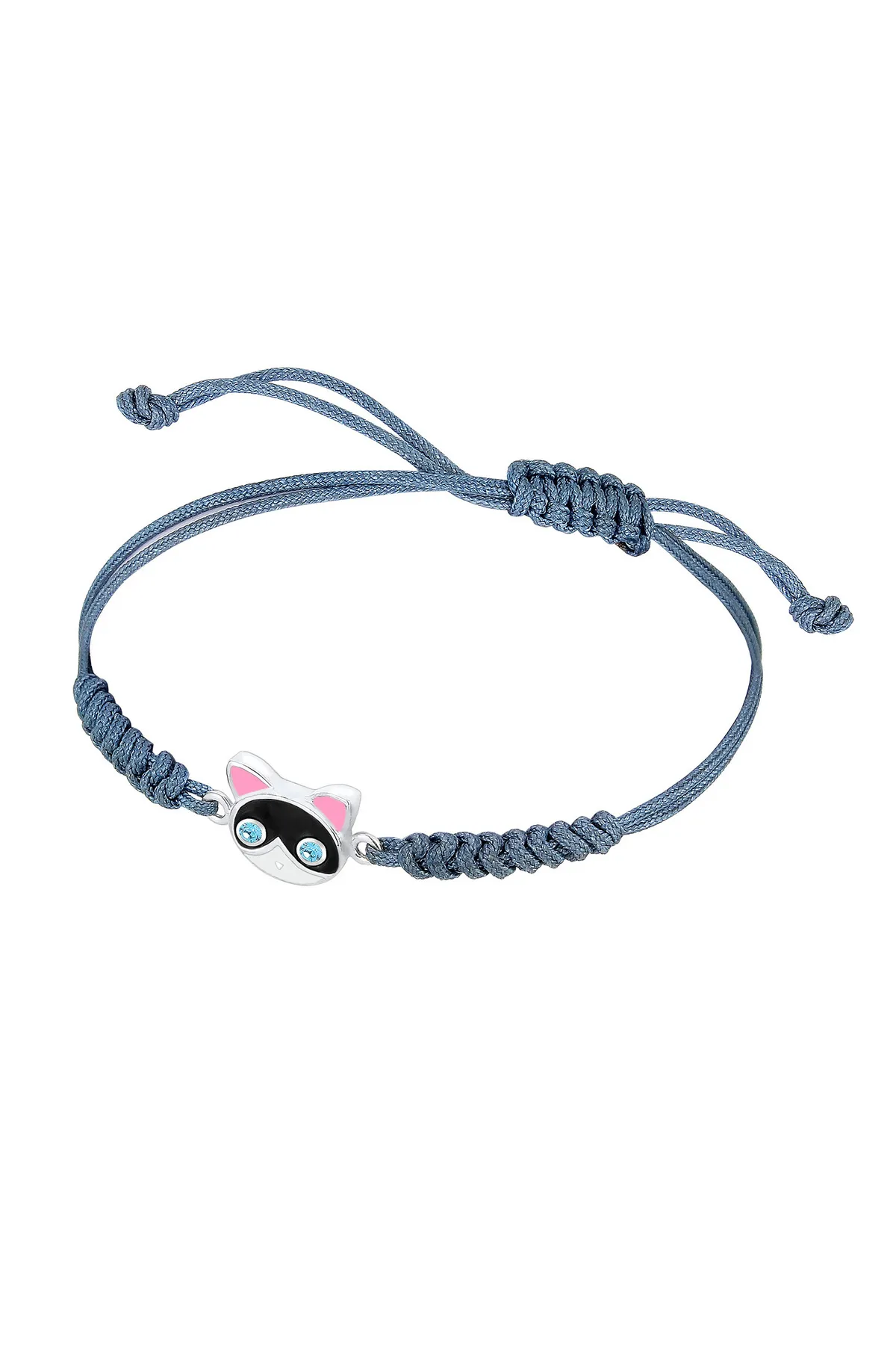 ELLI  Armband Kinder Kids Katze Kristalle 925 Silber