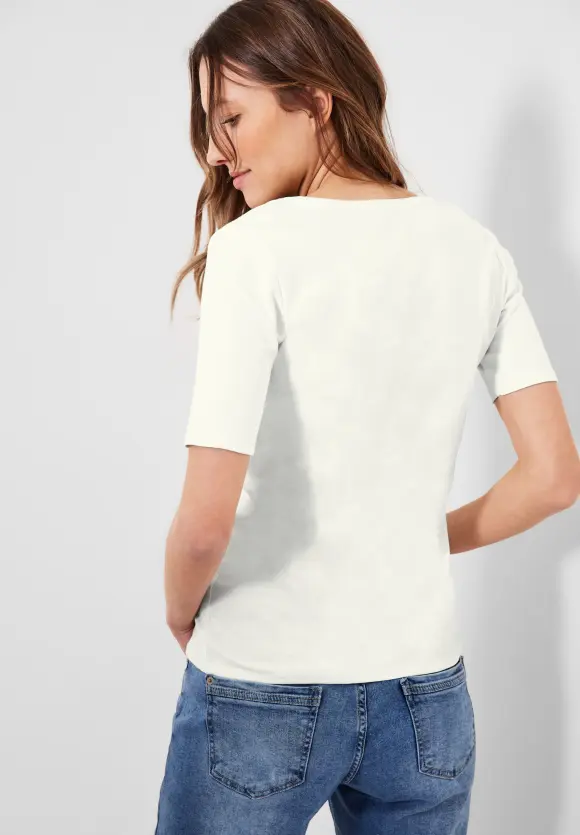 CECIL T-Shirt in Unifarbe