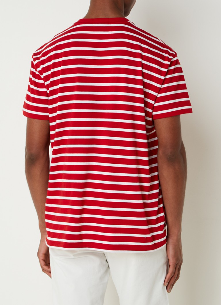 Ralph Lauren T-shirt with stripe print and logo embroidery