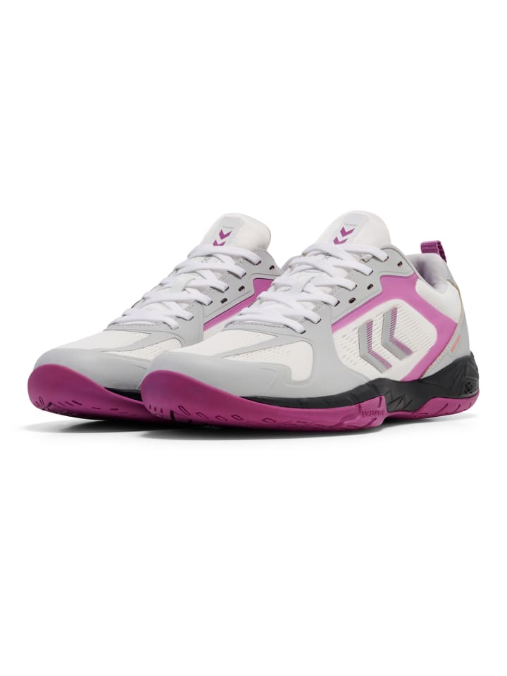 Hummel Hummel Hallenschuh Speed Court Erwachsene in BRIGHT WHITE/CATTLEYA ORCHID günstig kaufen