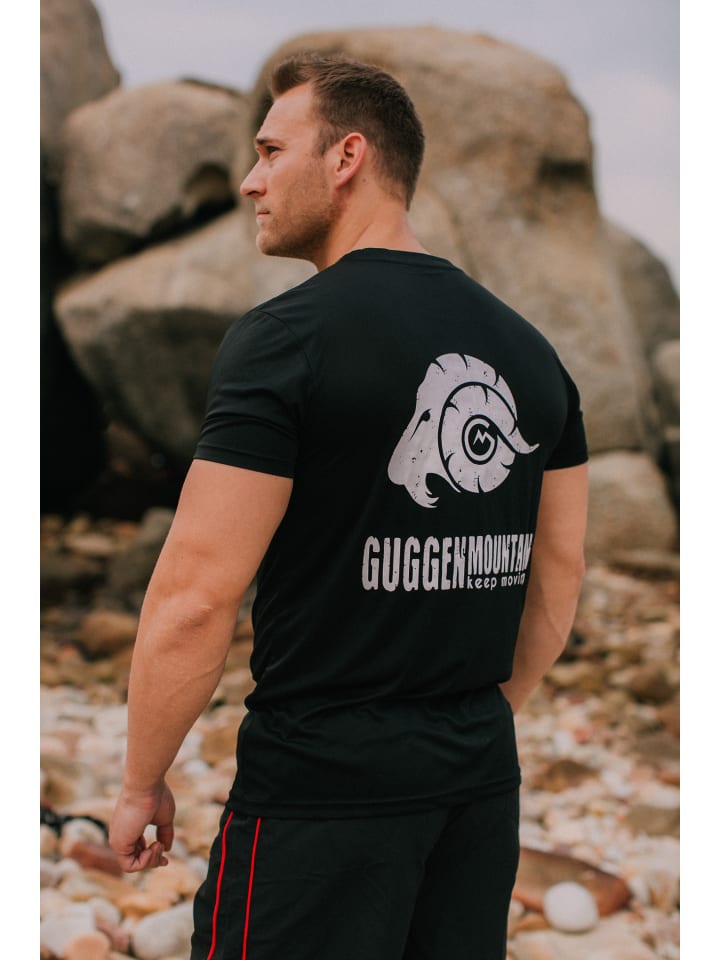 GUGGEN MOUNTAIN Badehose Kariert in Schwarz günstig kaufen