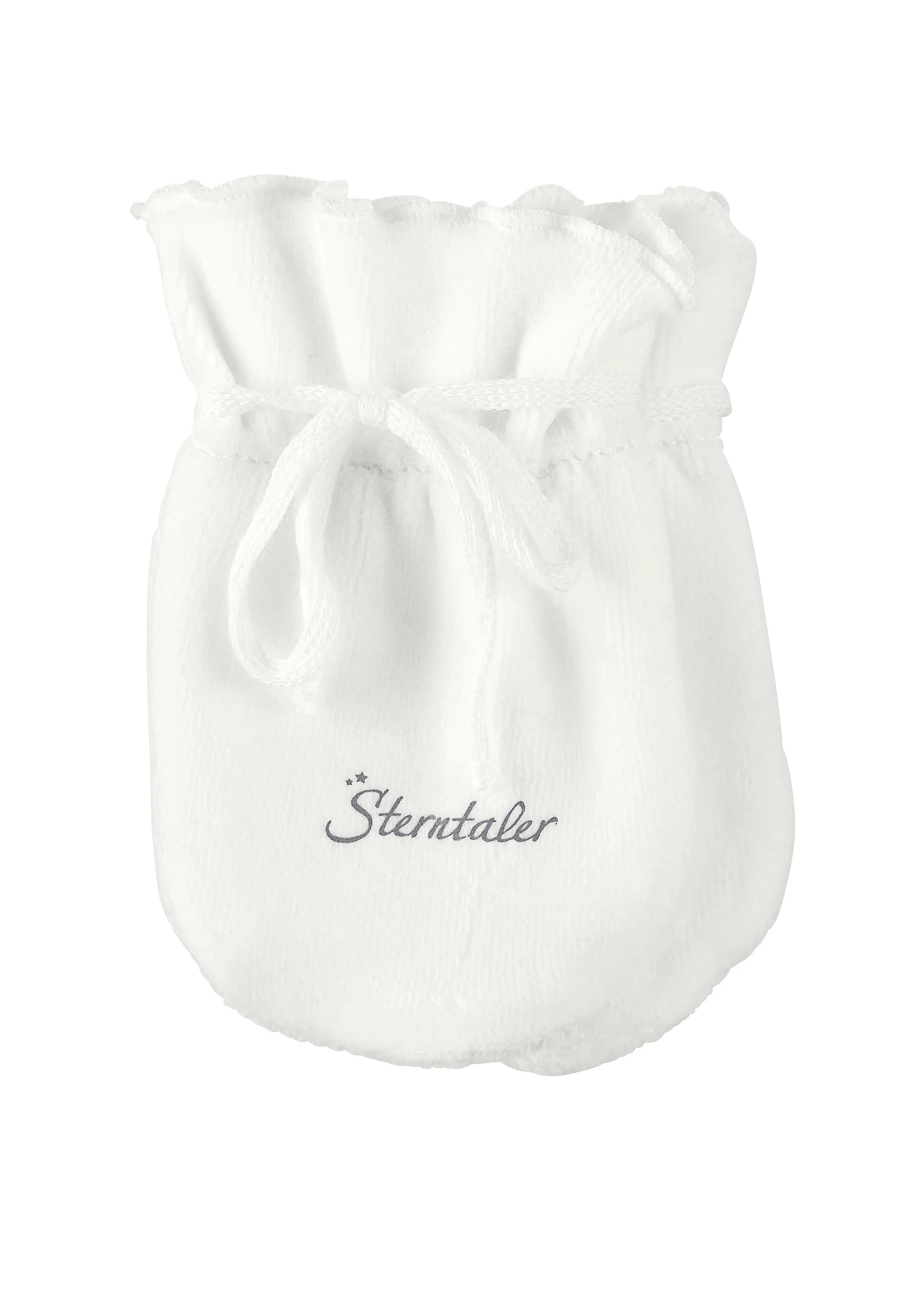 Kratzfäustlinge Baby aus weichem Nickimaterial uni