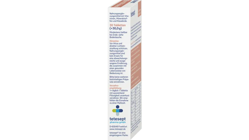 tetesept Biotin 1000 + Kieselerde