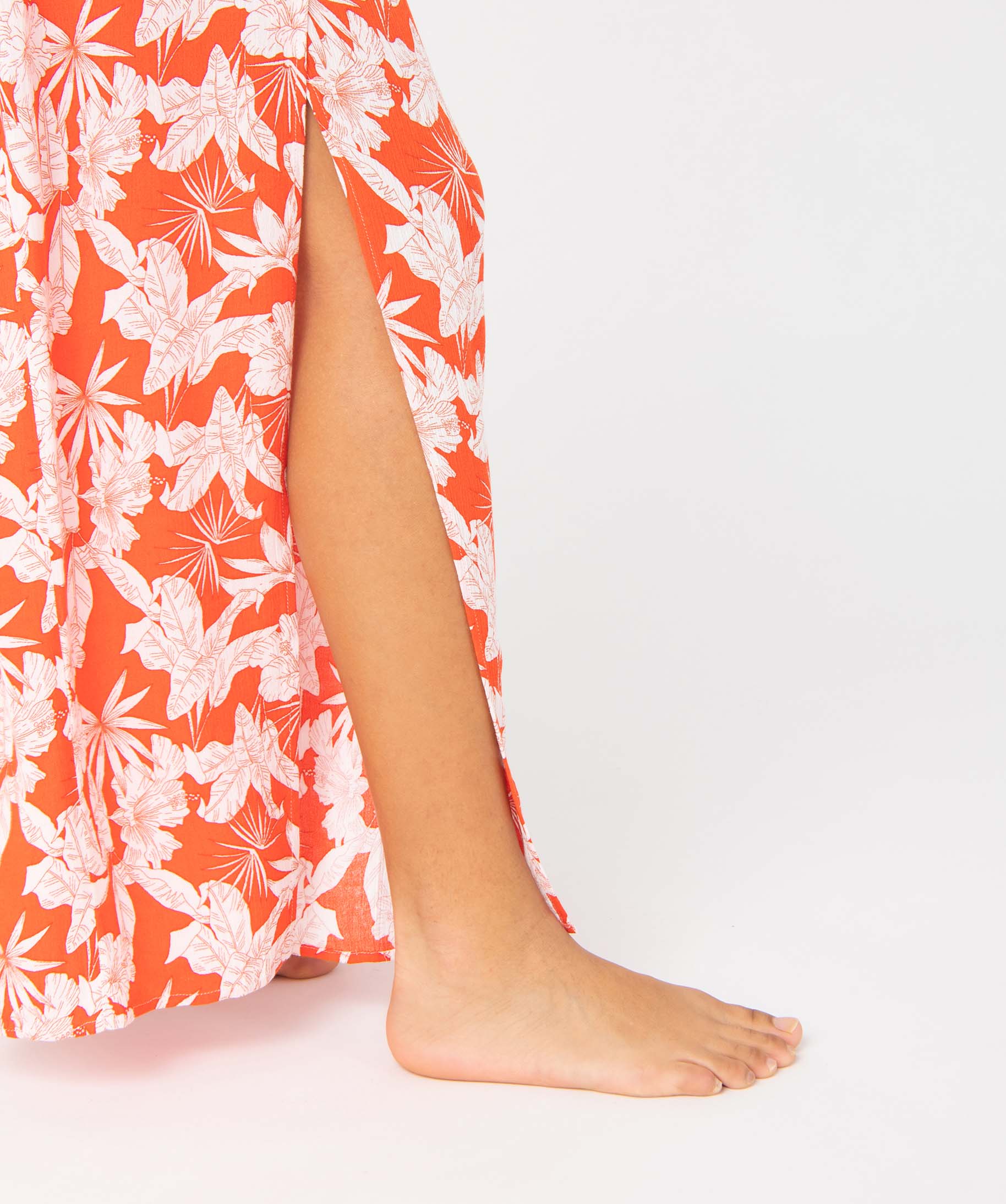 Pantalon de plage femme ouvert sur l’avant imprime | GEMO