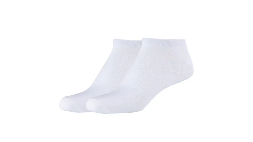 s.Oliver Damen Sneaker Socken Silky Touch 2er Pack white
