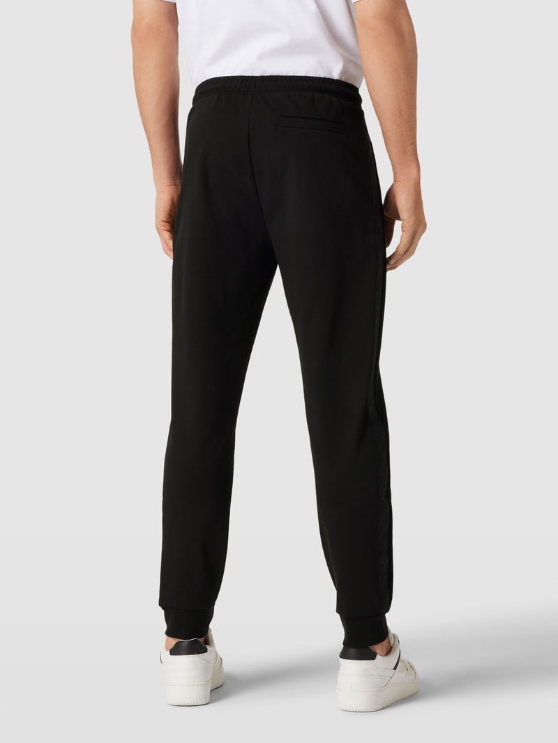 Sweatpants mit Label-Detail Modell 'Hadiko' in schwarz