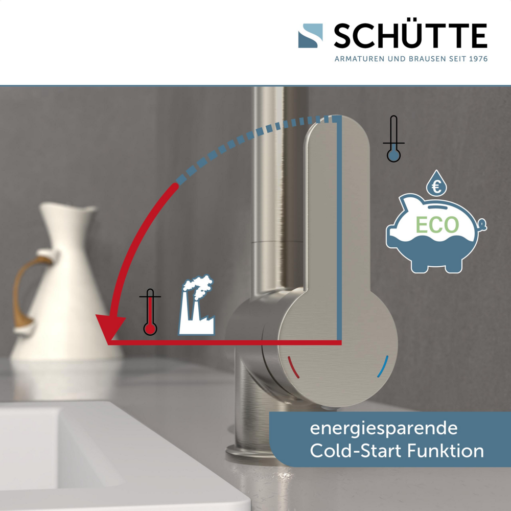 Schütte Spültischarmatur RIO Edelstahloptik