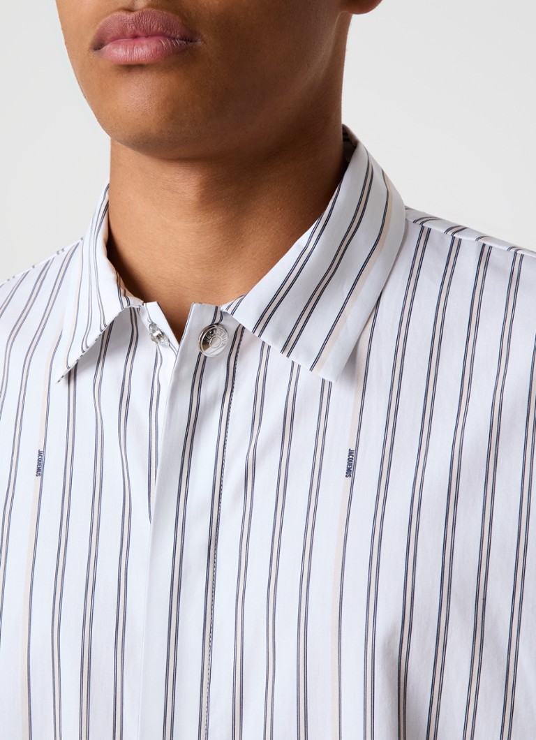 Jacquemus srajca regular fit s črtastim potiskom