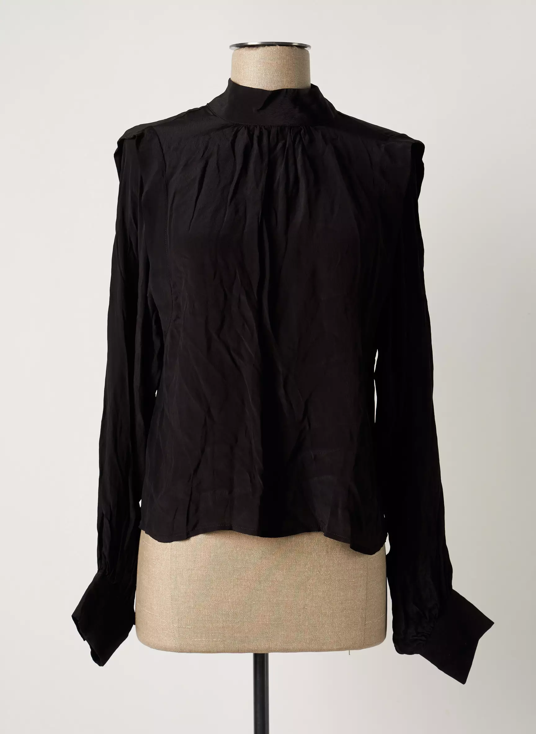 Mango Blouses Femme couleur noir