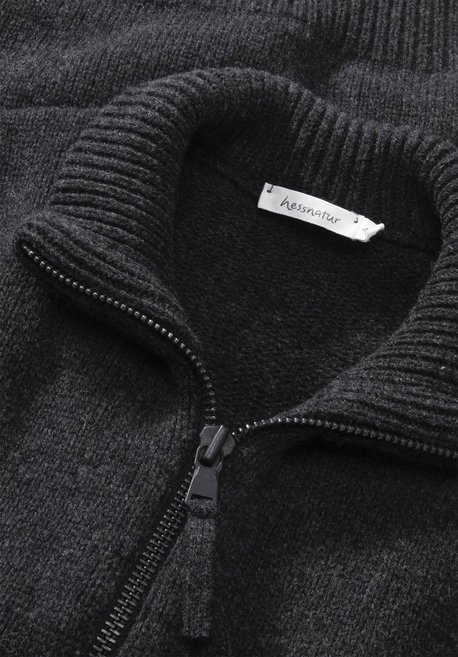 Zip-Jacke aus reiner Bio-Lambswool