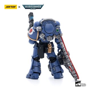 Warhammer 40k Actionfigur 1/18 Ultramarines Hellblasters Sergeant Ulaxes 12 cm