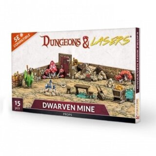 Dungeons & Lasers - Dwarven Mine Props