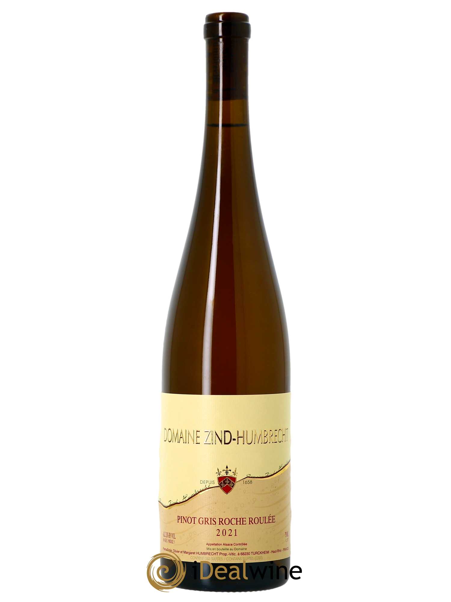 Pinot Gris Roche Roulée Zind-Humbrecht (Domaine)  2021 - Lot de 1 Bouteille
