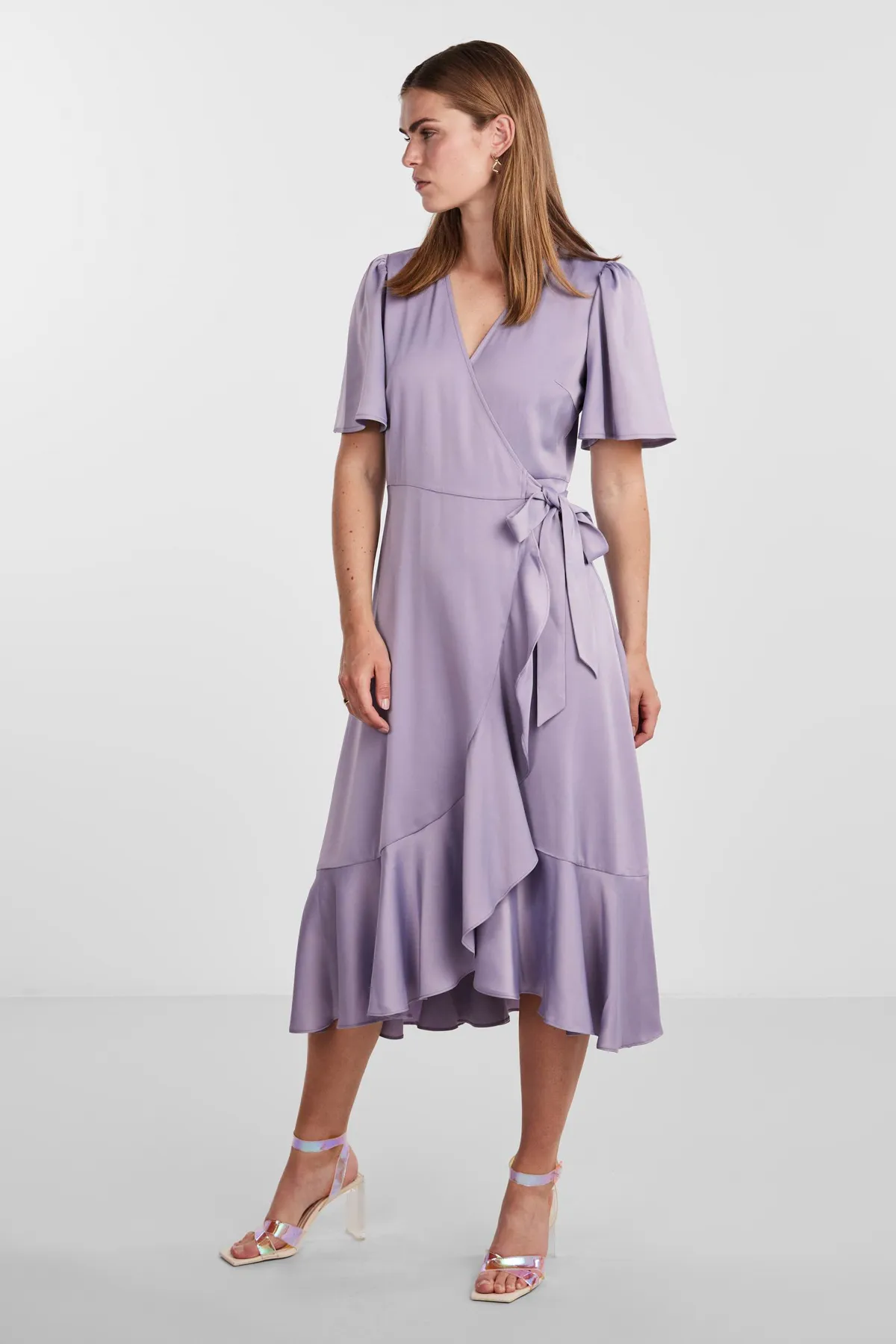 Y.A.S.  Kleid - Türkis - Wickelschnitt