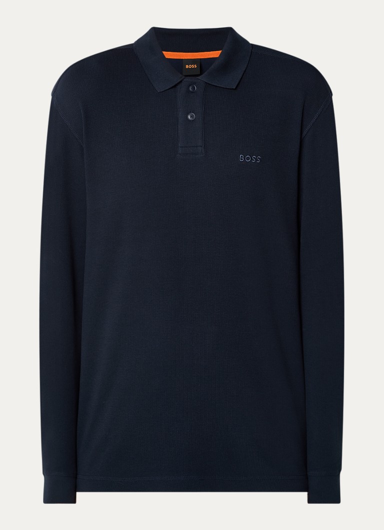 HUGO BOSS Poloskjorte med vanlig passform og logo