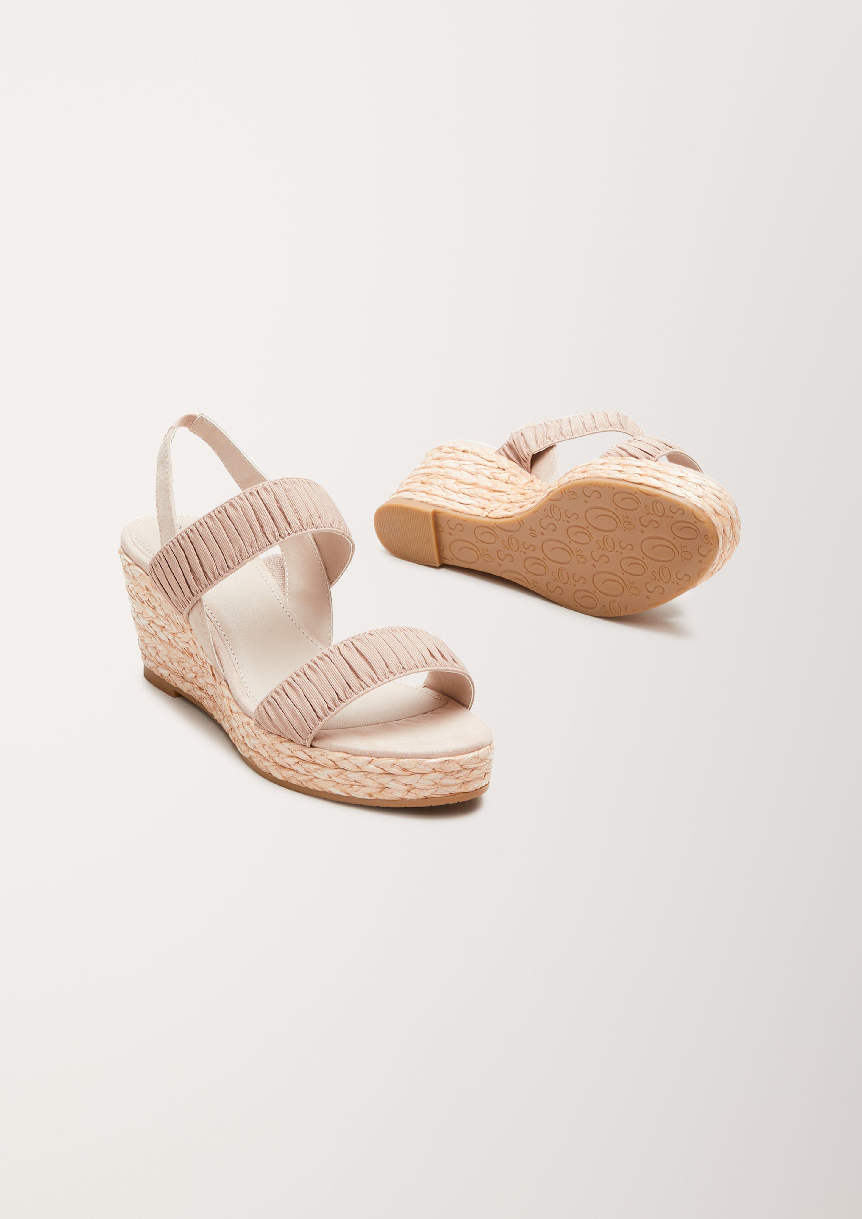 Wedges mit Raffung  6005723-544