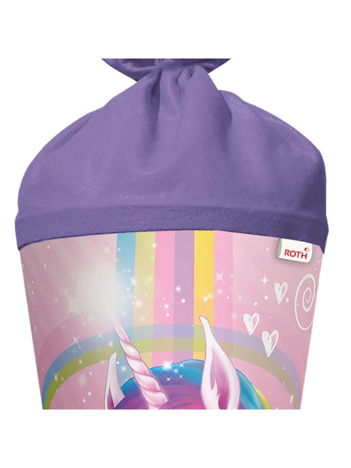 ROTH Schultüte groß Einhornportrait 70 cm in Rosa günstig kaufen onesize
