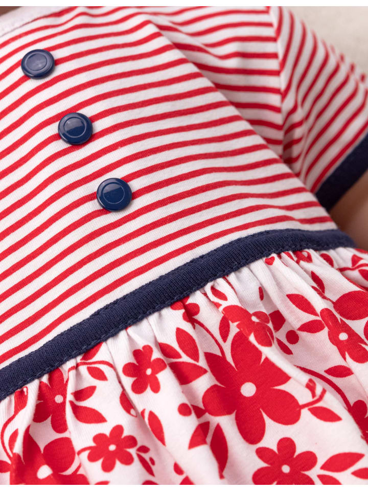 Baby Sweets 3tlg Set Kleid   Shorts   Mütze Lieblingsstücke Kleider in rot weiß günstig kaufen 56