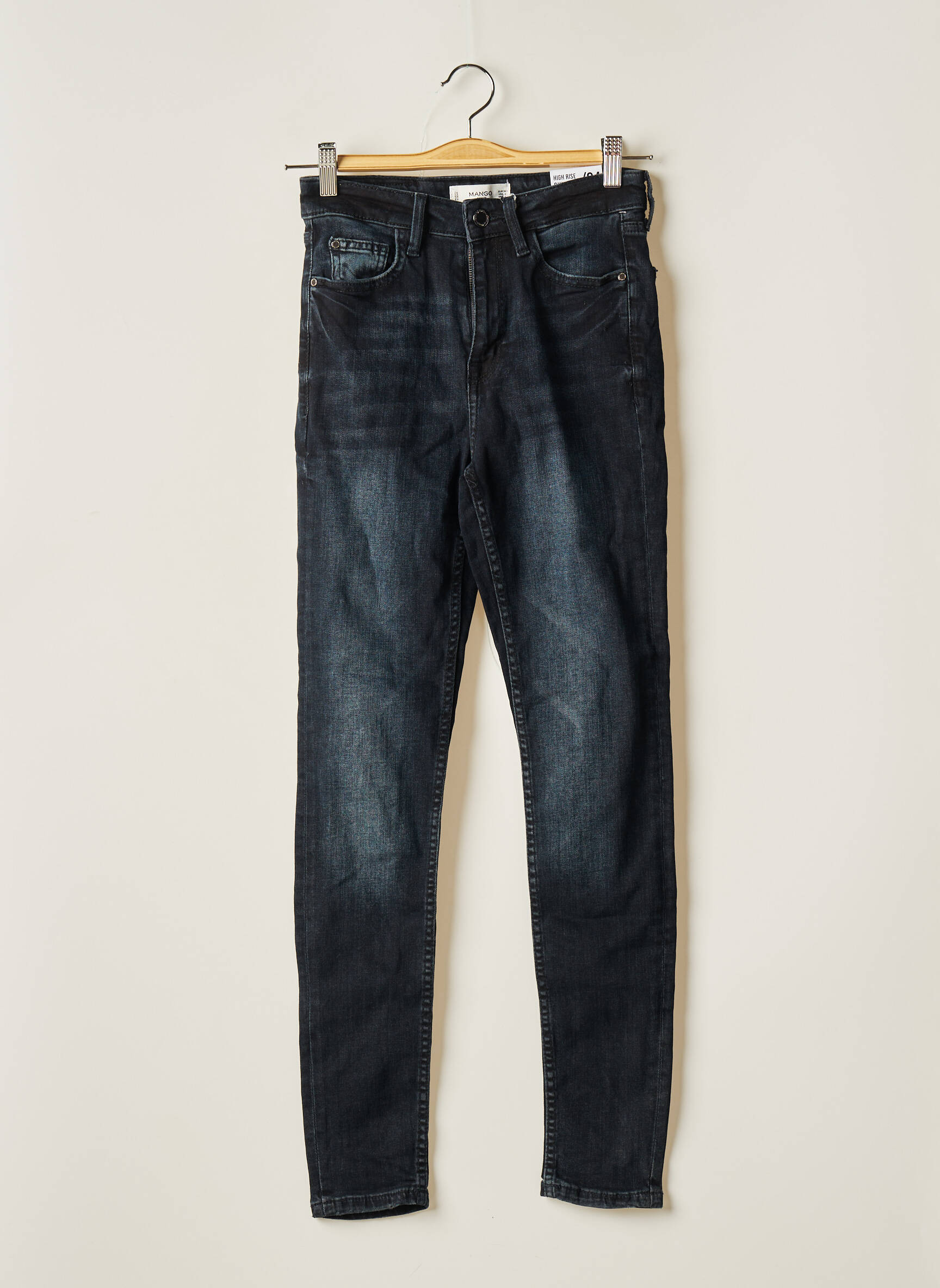 Mango Jeans Coupe Slim Femme couleur bleu