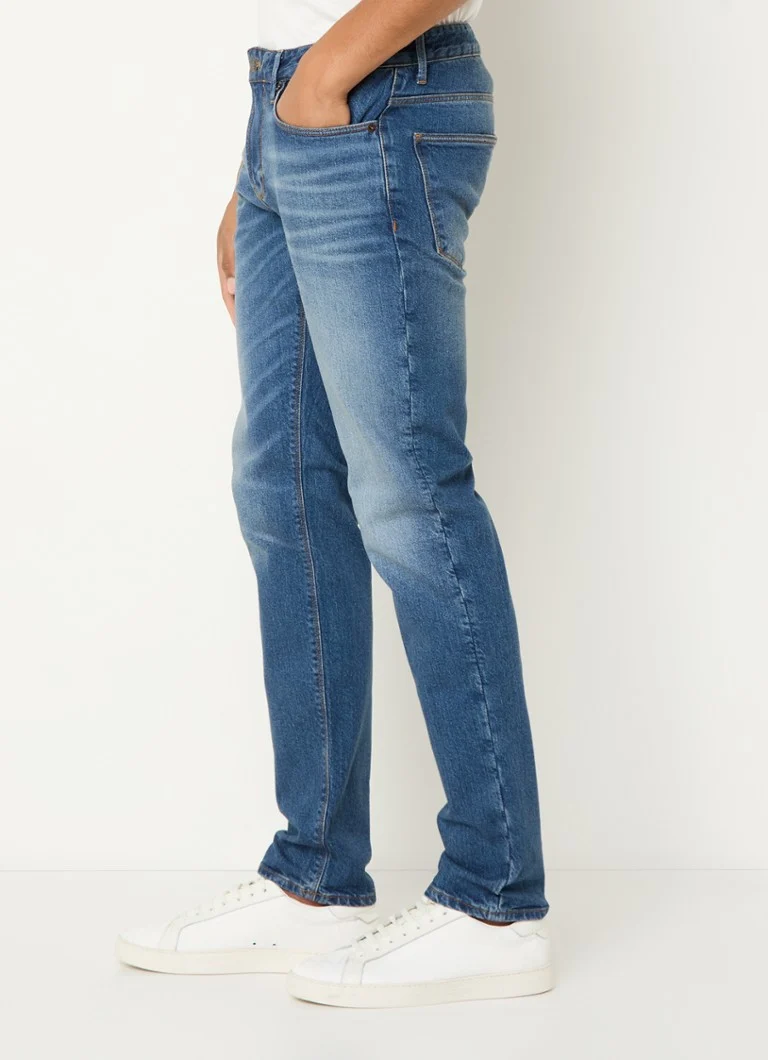 Blugi Emporio Armani slim fit, spălare medie